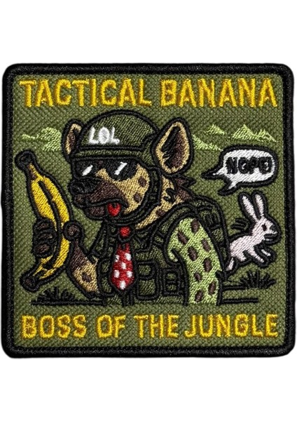 Tactical Banana Hyenas Taktikal Patch - 8x8 cm