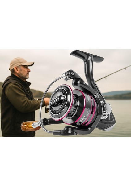 Profesyonel HB3000 Olta Makinesi – 12 Bilya, 5.2:1 Devir, Yüksek Performanslı Spin Makinesi