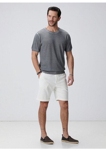 Antrasit Erkek Comfort Fit T-Shirt 1094656 modelleri
