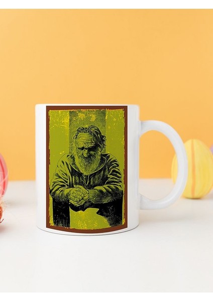 Can Yücel Retro Baskılı Kupa Bardak