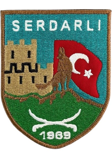 Tmt Serdarlı Sancağı Patch Peç - 9X10 cm