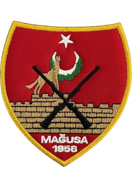 Tmt Mağusa Sancağı Patch Peç - 9X10 cm