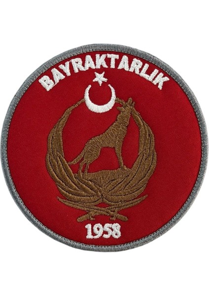 Tmt Bayraktarlık Sancağı Patch Peç - 9 cm