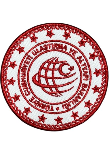 Ulaştırma ve Altyapı Bakanlığı Nakış Peç Patch - 8 cm