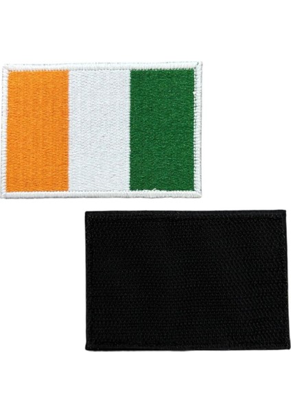 Fildişi Sahili Bayrağı Nakış Patch Peç - 8x5 cm fiyatları