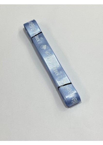 Baskılı Kurdele / Hoşgeldin Bebek Yazılı Kurdele / 10 Metre / 2 cm ( 20 mm ) Model 2