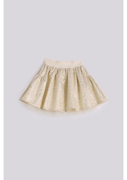 Bg Store Kız Çocuk Gold Etek