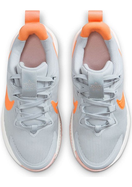 Gri - Turuncu Kız Çocuk Yürüyüş Ayakkabısı DX7614-008-NIKE Star Runner 4 Nn (P indirimleri