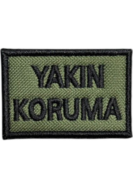 Haki Zemin Yakın Koruma Patch Peç - 6x4 cm