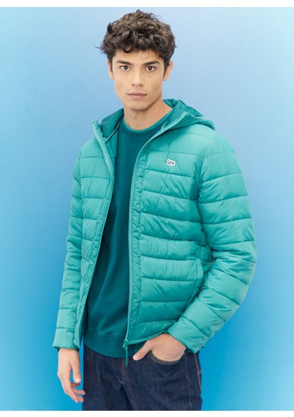 Su Yeşili Erkek Mont L87HSZDO Puffer Ceket