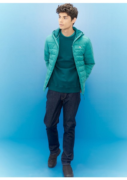 Su Yeşili Erkek Mont L87HSZDO Puffer Ceket fırsatları