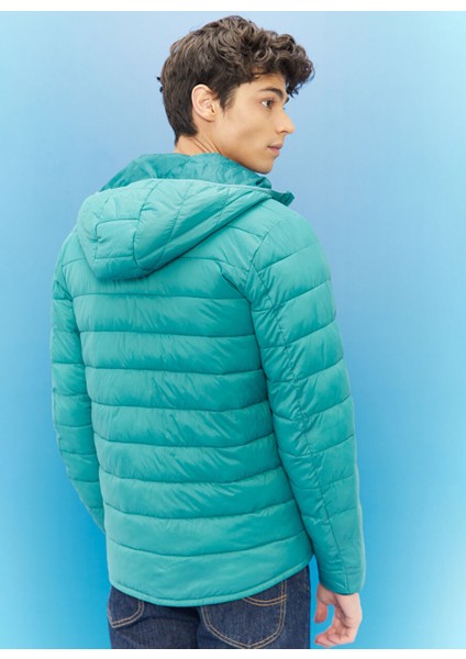Su Yeşili Erkek Mont L87HSZDO Puffer Ceket indirimleri
