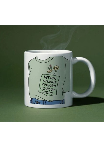 Yazılı Eğlenceli Özel Tasarım Porselen Kupa Bardak