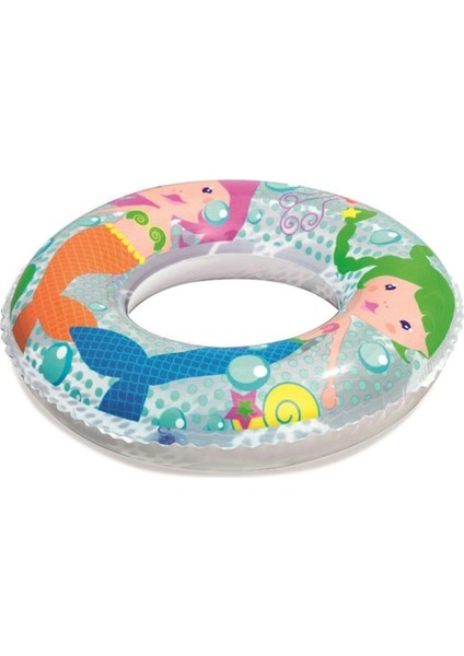 Renkli Deniz Kızı Desenli Can Simidi 51 Cm, Güvenle Kullanım Için Ideal Seçenek modelleri