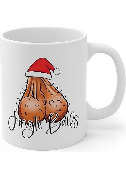 Yılbaşı Yeni Yıl Jingle Balls Kişiye Özel Hediyelik Eğlenceli Kupa Bardak (1 Adet ) fiyatları