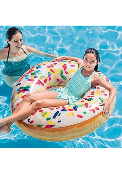 Renkli Şişme Simit, Plaj Eğlencesi Için 114 Cm, Eğlenceli ve Dayanıklı Ürün fiyatları