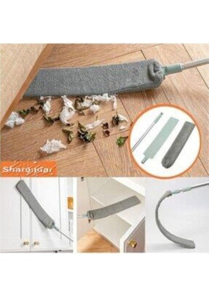 Uzun Saplı Portatif Toz Temizleyici, Ev ve Yatak Odası Için Temizlik Aracı