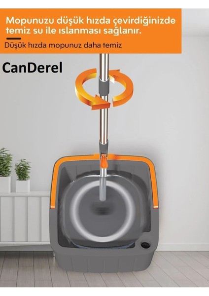 Pratik Otomatik Mikrofiber Mop Seti Temizlik ve Su Ayrımı Hediye Bezli fiyatları