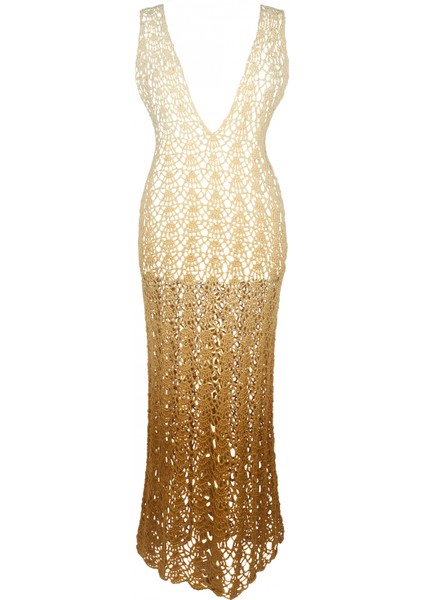 Marrakech Örgü Plaj Elbise