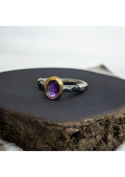 Ametist Gümüş Yüzük fırsatları