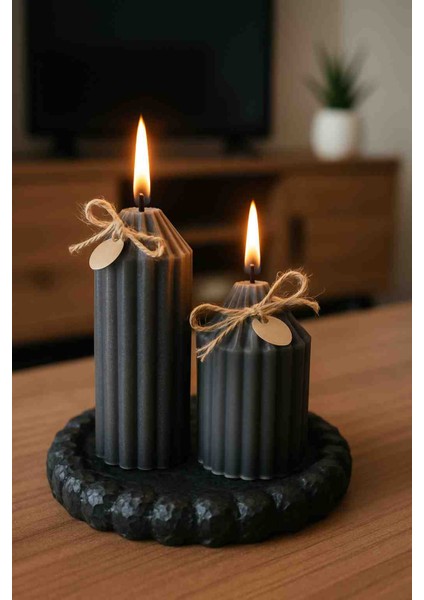 Dekoratif Mum Seti Hediye Paketi