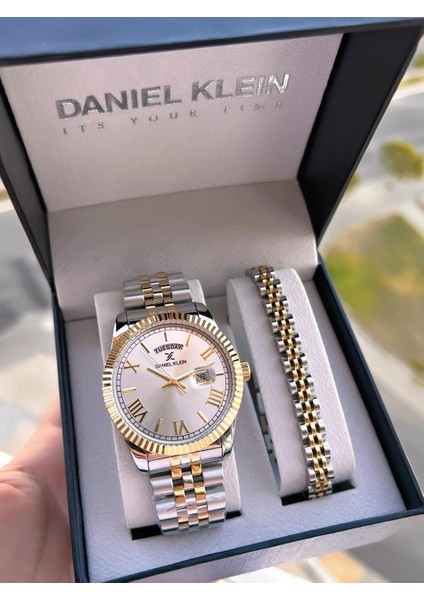 Vip Seri Çelik Kordon ve Çelik Bileklik Hediyeli 2 Yıl Garantili Cift Saati CF.10887C2 fırsatları