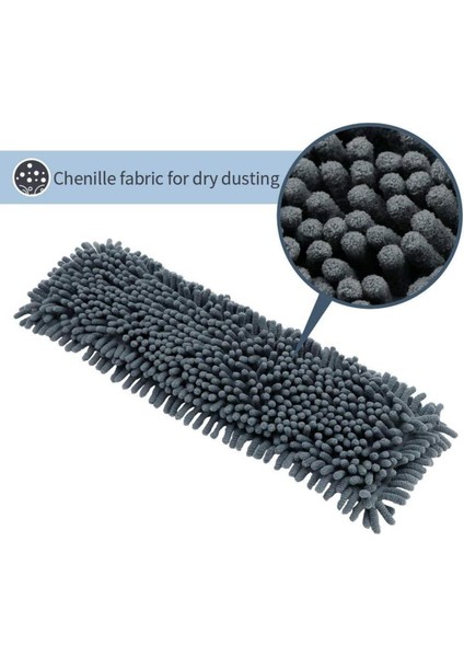 Gri Mikrofiber Makarna Mop Ucu, 60 Cm, Yedek Başlık modelleri