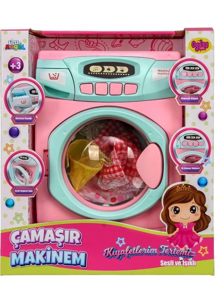 Pilli Büyük Boy Çamaşır Makinesi 02608