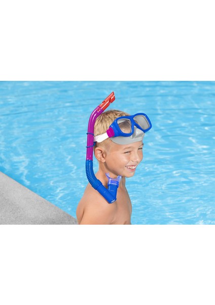 Bestway Maske ve Snorkel Vakumlu 24032 Mavi fırsatları