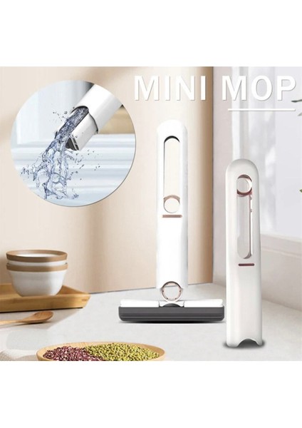 Taşınabilir Mini Döner Mop Temizlik Paspası, Pencere ve Zemin Temizliği Için Perfect