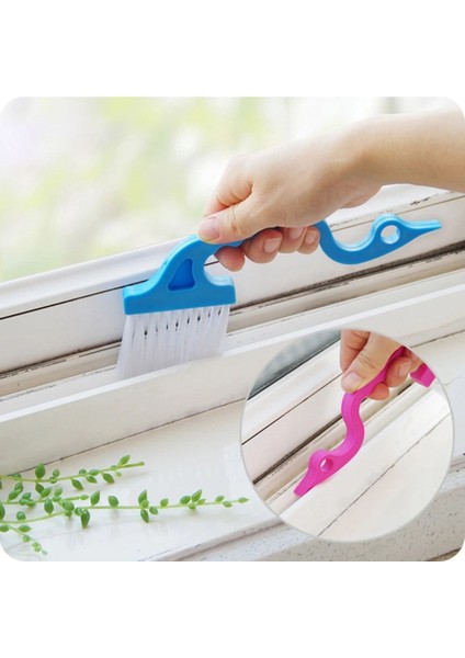 Küçük Kuğu Şekilli Temizlik Fırçası, Lavabo, Banyo, Cam ve Raylı Pencere Için