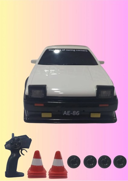 25KM Hız Yapan 2.4ghz Mazda 323 Görünümlü Şarjlı Uzaktan Kumandalı Drift Araba modelleri