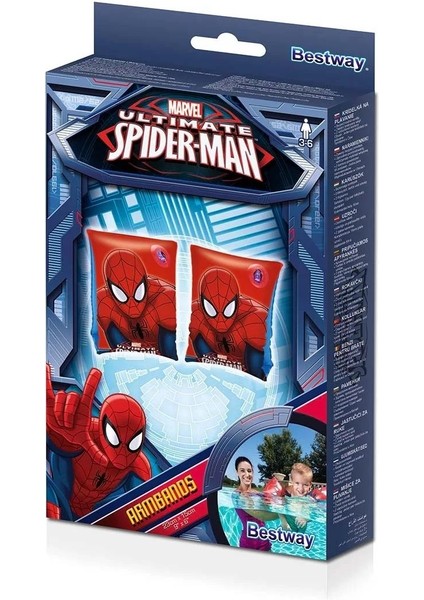 Sarı Spiderman Şişme Kolluk, 23X15 Cm, Plaj ve Deniz Için Uygun modelleri