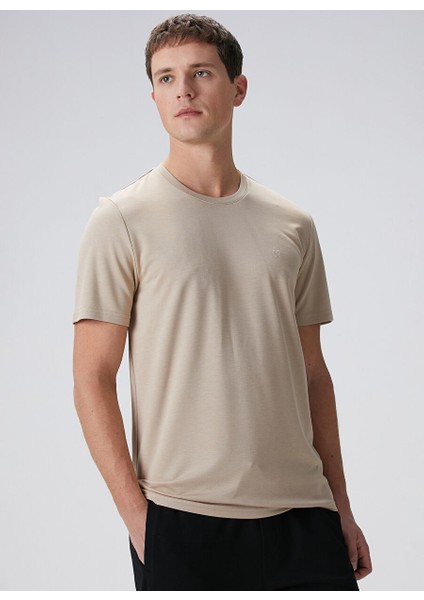 Bej Erkek Slim Fit T-Shirt 1094077 fiyatları