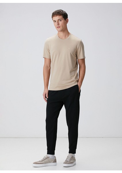 Bej Erkek Slim Fit T-Shirt 1094077 modelleri
