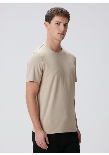 Bej Erkek Slim Fit T-Shirt 1094077 fırsatları