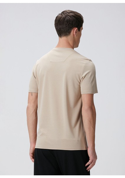 Bej Erkek Slim Fit T-Shirt 1094077 indirimleri