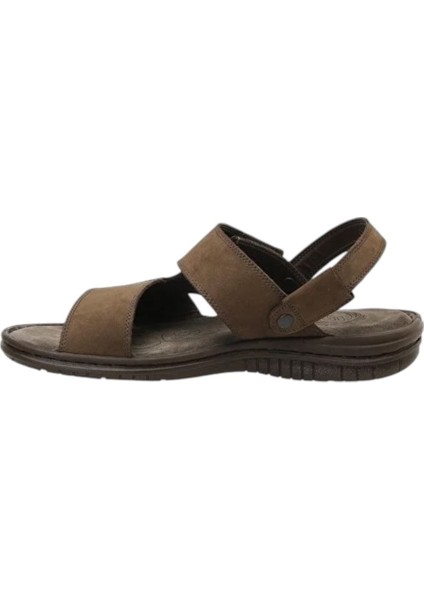 106894N 5fx Kahve Erkek Comfort Deri Sandalet modelleri