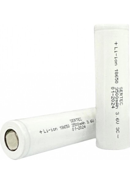 18650 3.7V 3500 Mah 3c Li-Ion Şarjlı Pil