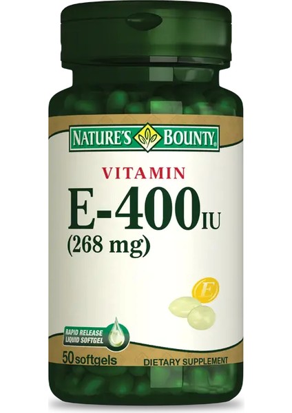 Vitamin E-400 IU (268 mg ) 50 Softjel modelleri
