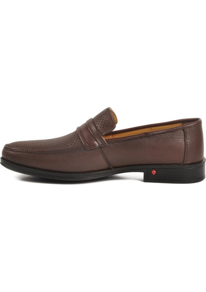 Kahve Hakiki Deri Jel Taban Anatomik Erkek Casual Ayakkabı Gmz 302 M fiyatları