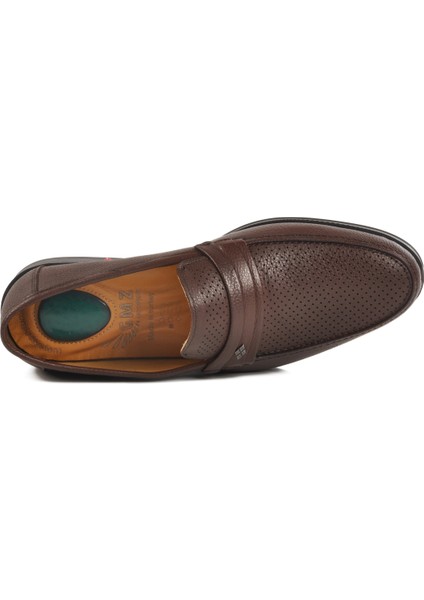 Kahve Hakiki Deri Jel Taban Anatomik Erkek Casual Ayakkabı Gmz 302 M fırsatları