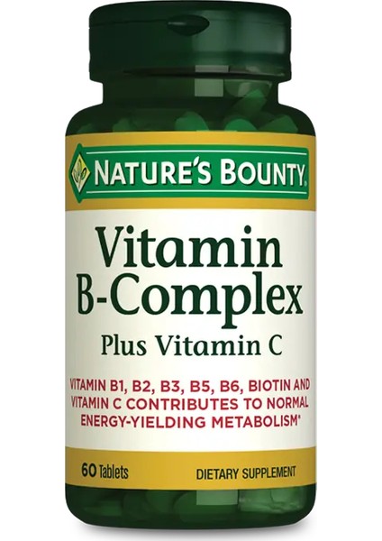 Vitamin B-Complex Plus Vitamin C 60 Tablet modelleri