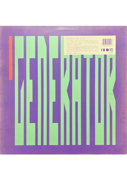 Yes Big Generator Lp Plak fiyatları