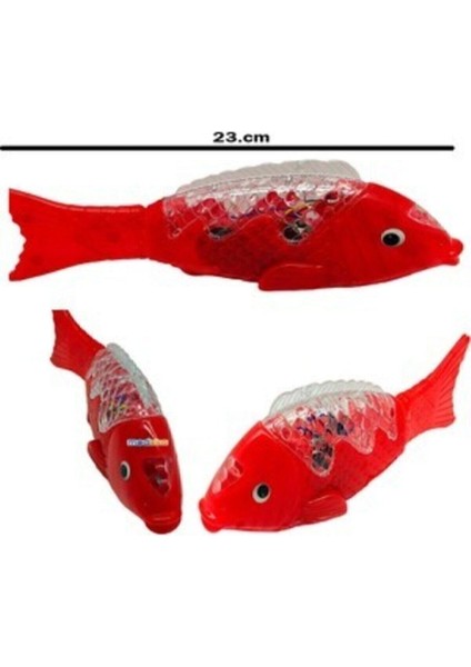 Kırmızı Balık Müzikli Işıklı Sesli Yürüyen Balık 23 cm Pilli Oyuncak Balık fiyatları