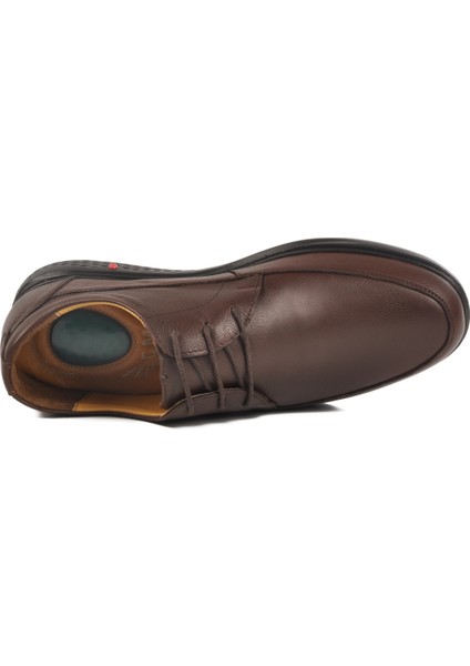 Kahve Hakiki Deri Jel Taban Anatomik Erkek Casual Ayakkabı Gmz 473 M fırsatları
