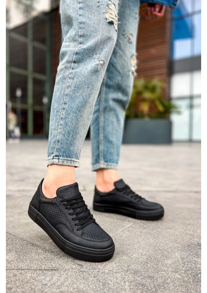 J015 First Edition Ortopedik Taban Günlük Cilt Erkek Sneaker Spor Ayakkabı Cst Siyah fiyatları