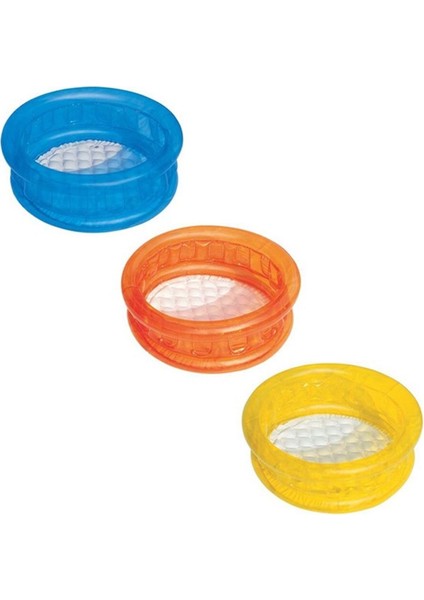 Şeffaf Sarı Bebek Havuzu 64X25 Cm, Eğlenceli ve Hafif Tasarım fiyatları