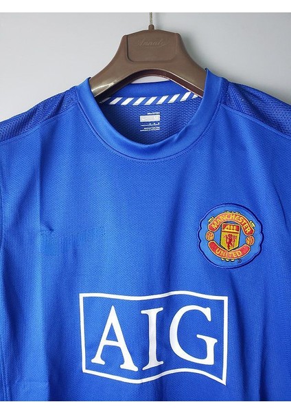 Cristiano-Ronaldo 2008 United Mavi Kısa Kol Yetişkin Futbol Forması modelleri