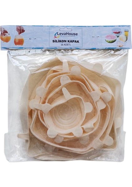 Silikon Kapak 6'lı